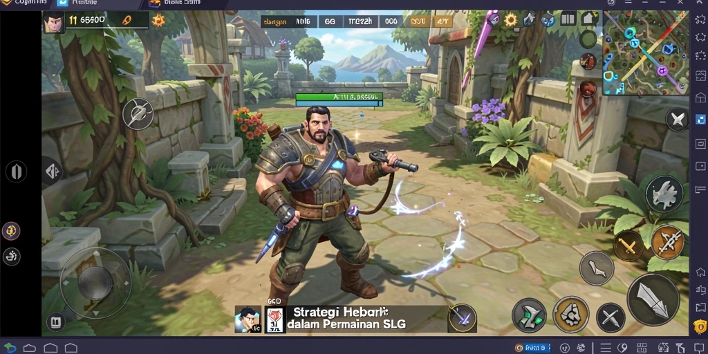 Tampilan gameplay strategis yang menarik di 66D.