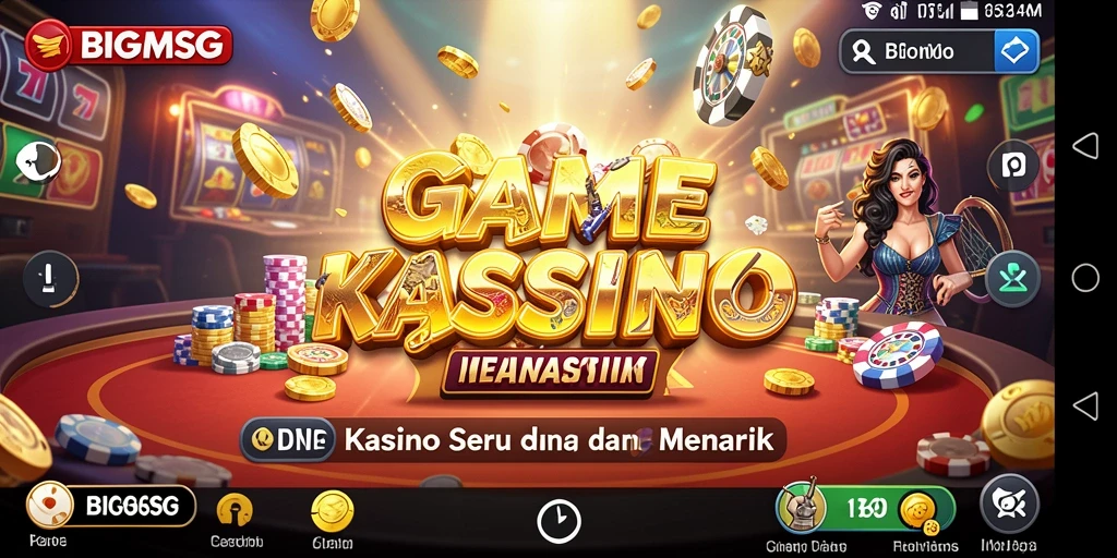 Tampilan gameplay Kasino yang menarik dari BIGMSG.