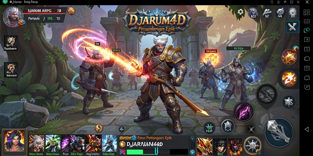 Tampilan screenshot DJARUM4D menunjukkan aksi pertarungan yang mendebarkan.