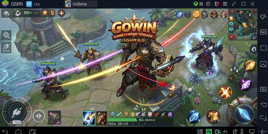 Tampilan gameplay GOWIN yang menarik dan strategis.