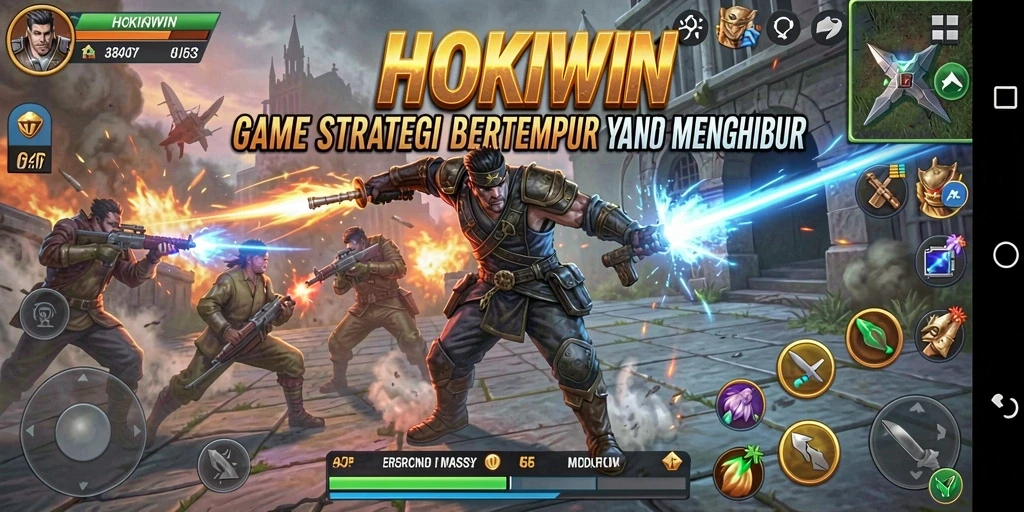 Gameplay HOKIWIN yang seru dan penuh strategi.