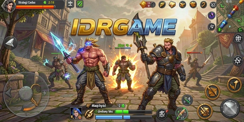 Tampilan gameplay seru dari IDRGAME yang menguji strategi pemain.