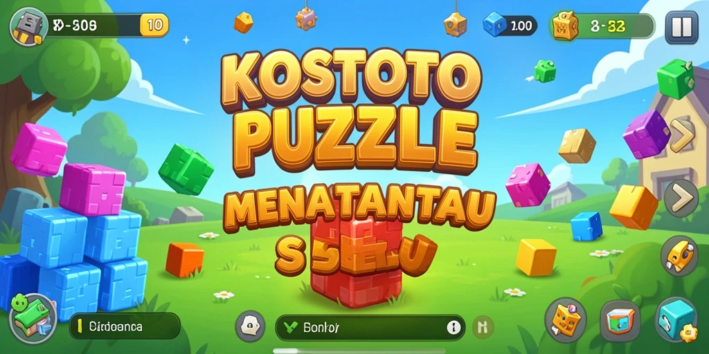 Tampilan gameplay KOSTOTO yang menarik dan menantang.
