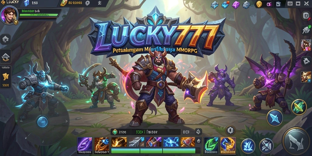 Tampilan gameplay LUCKY777 yang seru dan menawan dalam petualangan MMORPG.