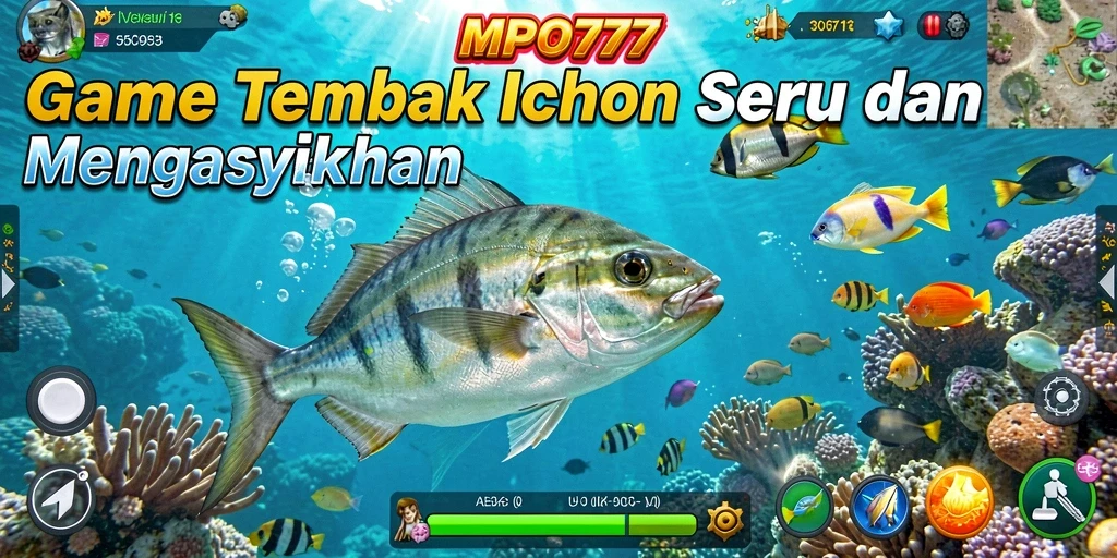 Screenshot utama MPO777 menampilkan keseruan dalam permainan Tembak Ikan.