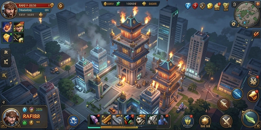 Screenshot utama RAFI88 menampilkan gameplay strategis yang mendebarkan.