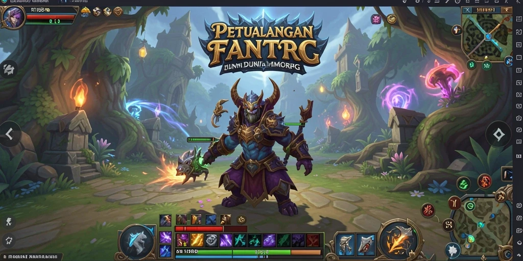 Gameplay RI188 yang menawan dalam dunia MMORPG yang luas.