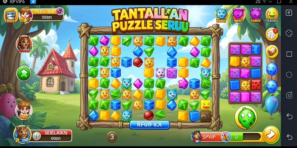 Tampilan gameplay RPVIP6 yang menantang dan menarik.