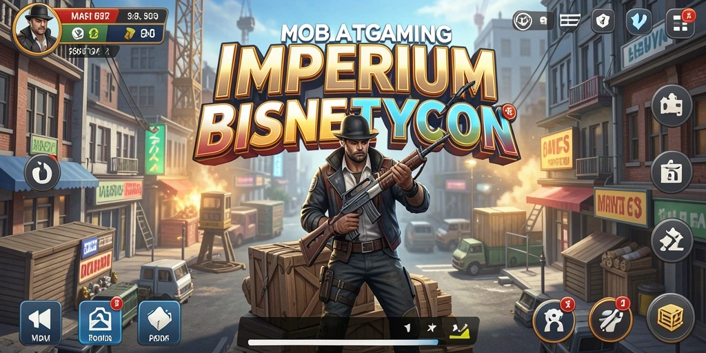 Tampilan menarik gameplay SOBATGAMING yang menggugah semangat berwirausaha.