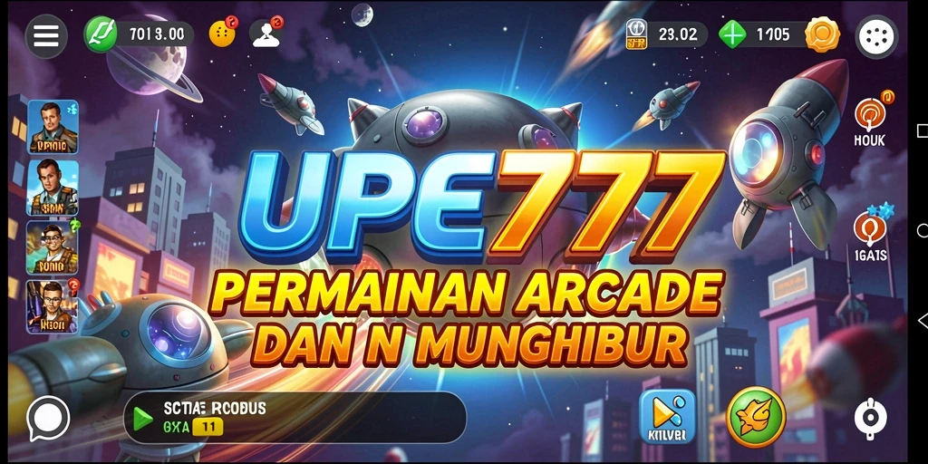 Screenshot gameplay UFO777 yang menunjukkan tantangan arcade.