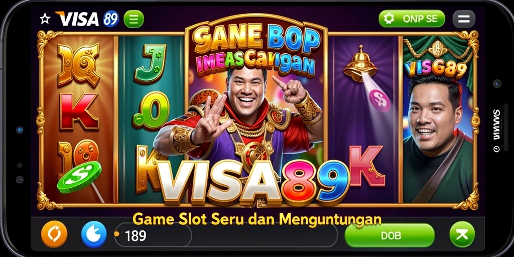 Tampilan gameplay SLOT yang memukau dengan efek menarik.